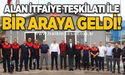 Alan, itfaiye teşkilatı ile bir araya geldi!