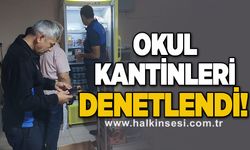 Okul kantinleri denetlendi