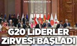 G20 liderler zirvesi başladı