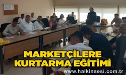 Marketçilere kurtarma eğitimi