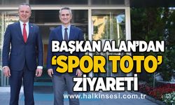 Başkan Alan'dan 'Spor Toto' ziyareti