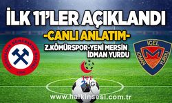 Zonguldak-Mersin maçında 11'ler açıklandı