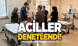 Sağlık Müdürlüğü Acilleri denetledi