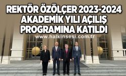 Rektör Özölçer, 2023-2024 Akademik Yılı Açılış Programına Katıldı