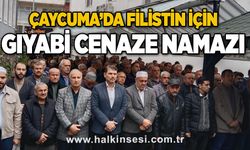 Çaycuma’da Filistin için gıyabi cenaze namazı