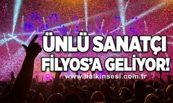 Ünlü sanatçı Filyos'a geliyor!