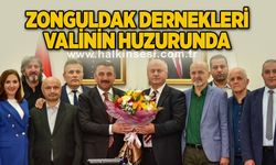 Zonguldak dernekleri Vali'nin huzurunda