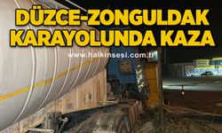 Düzce-Zonguldak karayolunda kaza