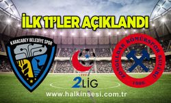 Karacabey-Zonguldak maçında 11'ler açıklandı