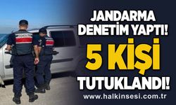 'Huzurlu sokaklar' denetiminde 5 kişi yakalandı!