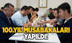 100. yıl müsabakaları yapıldı