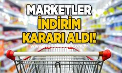 Marketler indirim kararı aldı!