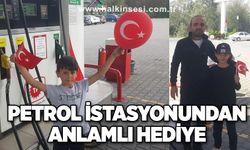 Petrol istasyonundan anlamlı hediye