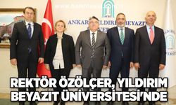 Rektör Özölçer, Yıldırım Beyazıt Üniversitesi'nde