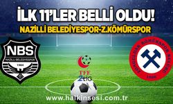 Nazilli-Zonguldak maçında 11'ler açıklandı