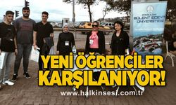 Yeni öğrenciler karşılanıyor!