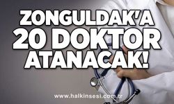 Zonguldak'a 20 doktor atanacak!