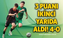 3 puanı ikinci yarıda aldı! 4-0