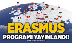 Erasmus Programı yayınlandı!