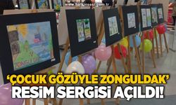 'Çocuk gözüyle Zonguldak' resim sergisi açıldı!