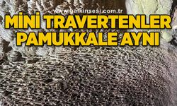 Mini Travertenler Pamukkale aynı