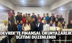 Devrek’te finansal okuryazarlık eğitimi düzenlendi