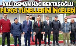 Vali Osman Hacıbektaşoğlu Filyos tünellerini inceledi