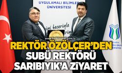 Rektör Özölçer’den Sakarya Uygulamalı Bilimler Üniversitesi Rektörü Sarıbıyık'a Ziyaret