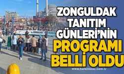Zonguldak Tanıtım Günleri'nin programı belli oldu
