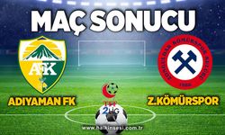 Adıyaman FK-Z. Kömürspor maçı sona erdi