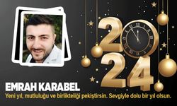 Emrah Karabel yeni yılı kutladı