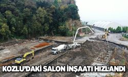 Kozlu’daki salon inşaatı hızlandı