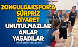 Zonguldakspor'a sürpriz ziyaret.. UNUTULMAZLAR ANLAR YAŞADILAR