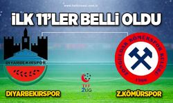 Diyarbekirspor -Z.Kömürspor maçında 11'ler açıklandı