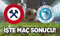 Z. Kömürspor-Beyoğlu Yeni Çarşı maçı sona erdi