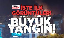 Yangından ilk görüntüler! Zonguldak merkezde büyük yangın!