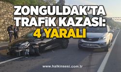 Zonguldak'ta trafik kazası: 4 yaralı