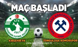 Kırklarelispor-Zonguldak Kömürspor maçı başladı