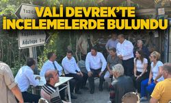 Vali Devrek’te incelemelerde bulundu