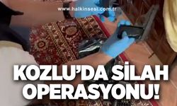 Kozlu’da silah operasyonu!