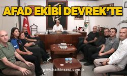 AFAD Ekibi Devrek’te