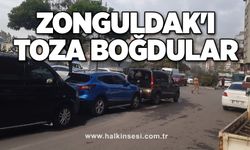 Zonguldak'ı toza boğdular