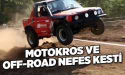 Motosiklet festivalinde motokros ve off-road nefes kesti