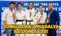 Zonguldak'a Madalya ile döndüler!