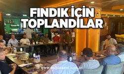 Fındık için toplandılar