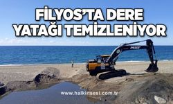 Filyos’ta dere yatağı temizleniyor