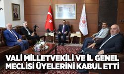 Milletvekili ve il Genel Meclisi üyelerini kabul etti