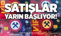 Satışlar yarın başlıyor!