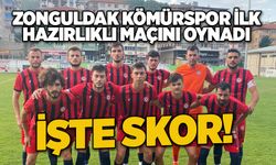 Zonguldak Kömürspor ilk hazırlıklı maçını oynadı.. İŞTE SKOR!