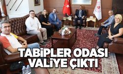 Tabipler Odası Valiye çıktı